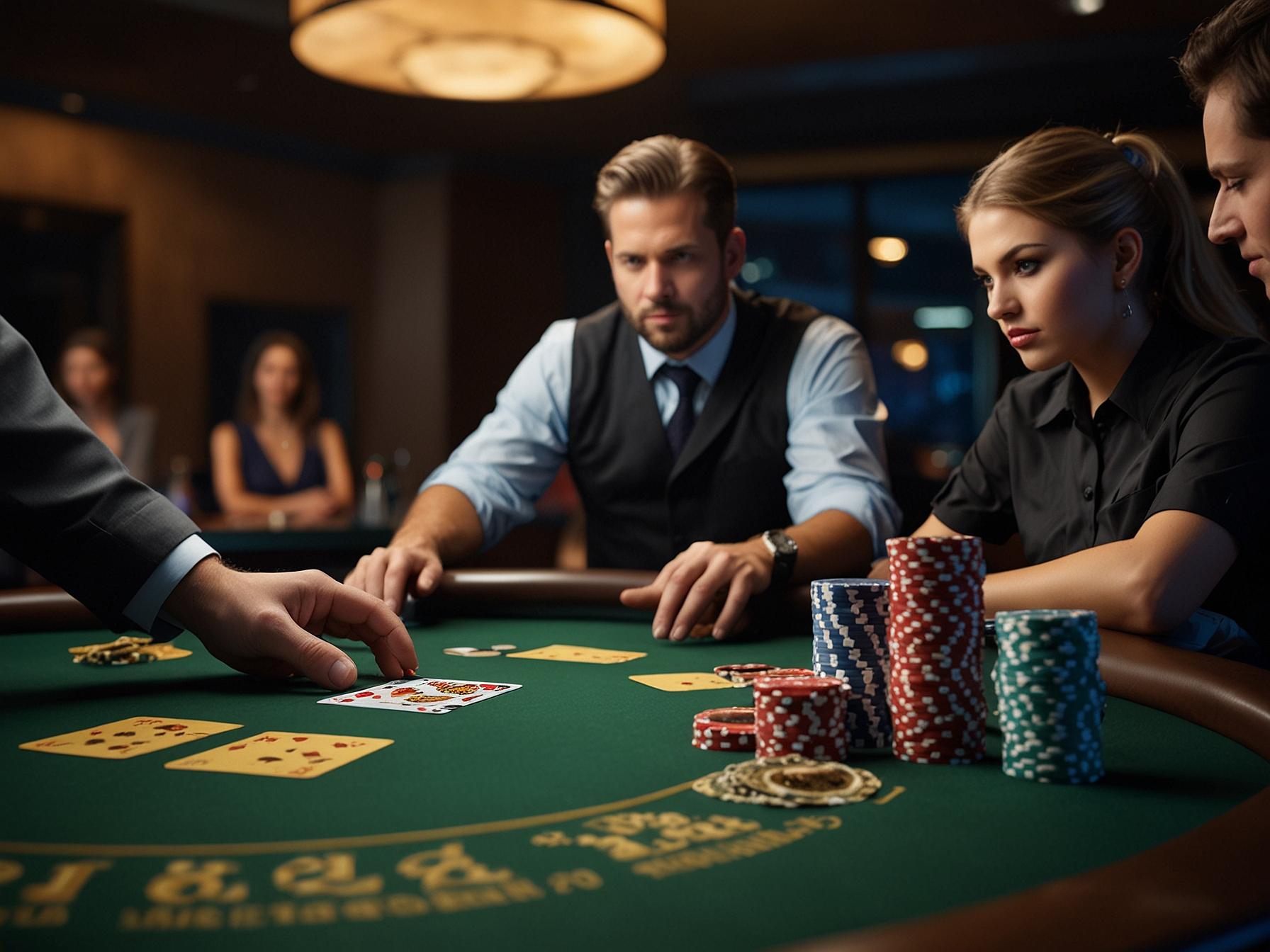 Live dealer table banner